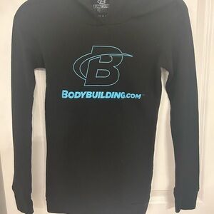 Women’s Black Bodybuilding.com Hoodie Size Medium